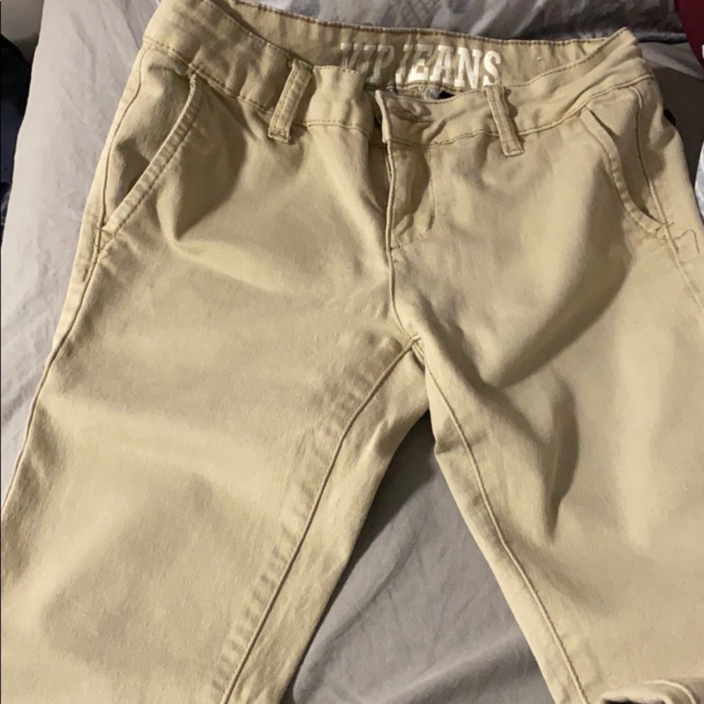 Khaki jeans